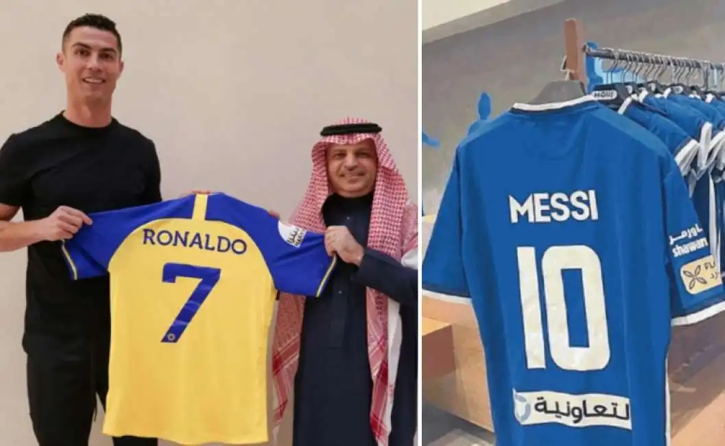 cristiano ronaldo leo messi arabia saudita al nassr