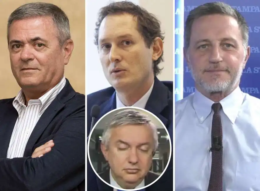 ezio mauro john elkann maurizio molinari massimo giannini 