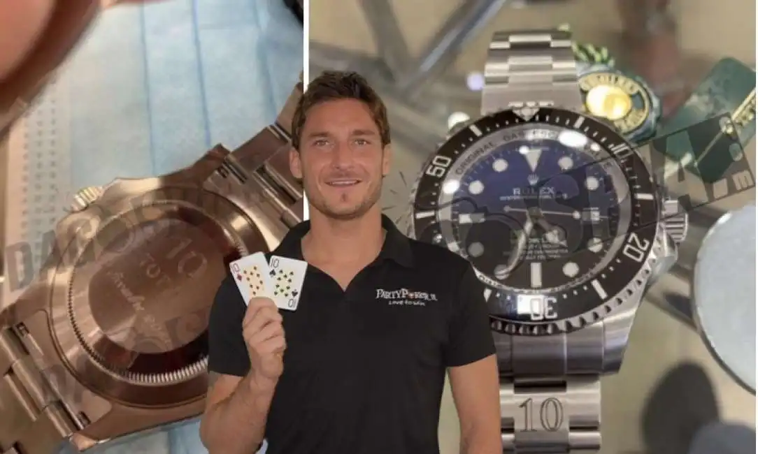 francesco totti rolex 