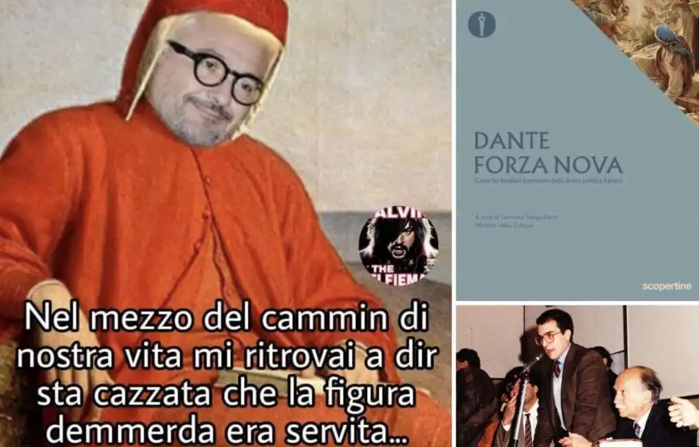 gennaro sangiuliano giorgio almirante dante alighieri 