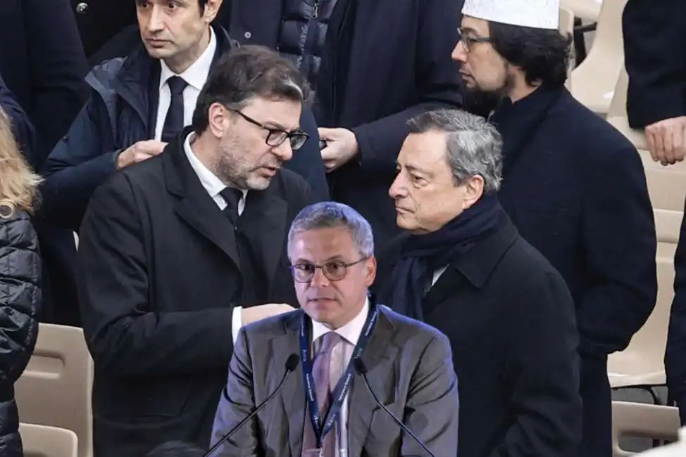 giancarlo giorgetti mario draghi alessandro rivera 