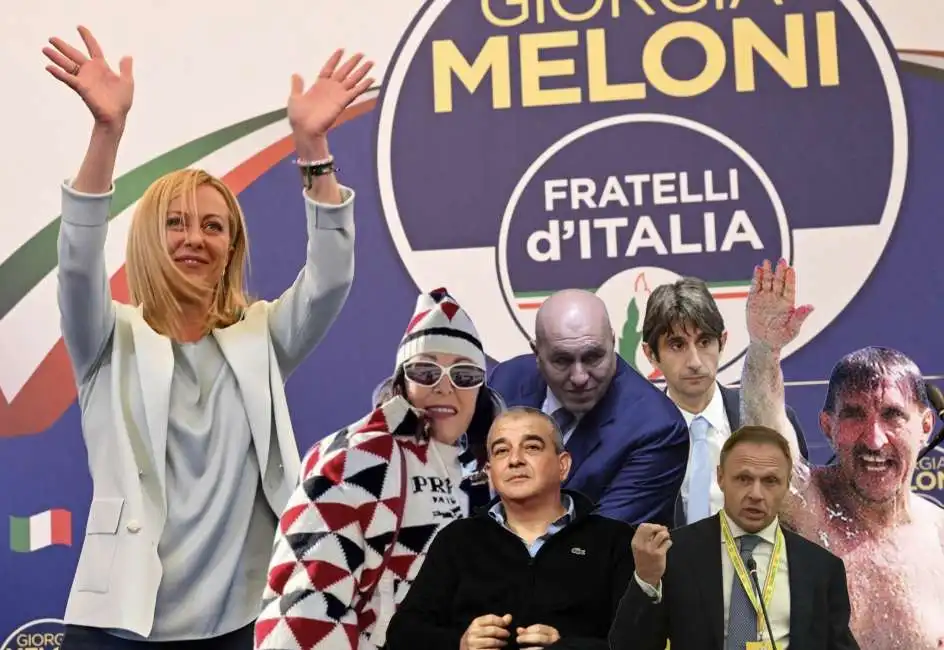 giorgia meloni ignazio la russa daniela santanche giovanni donzelli francesco lollobrigida guido crosetto fazzolari 