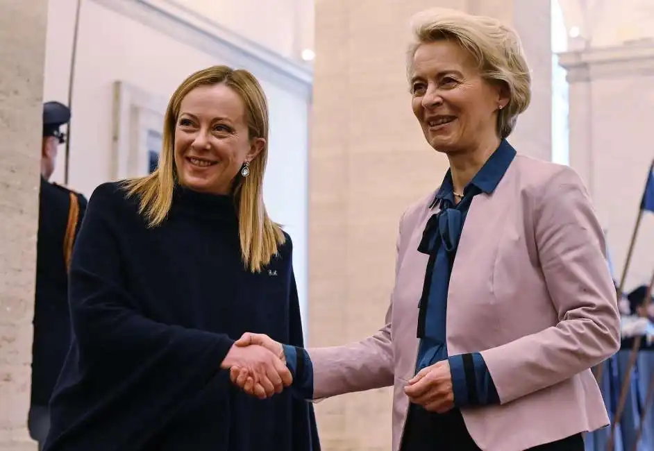 giorgia meloni ursula von der leyen 