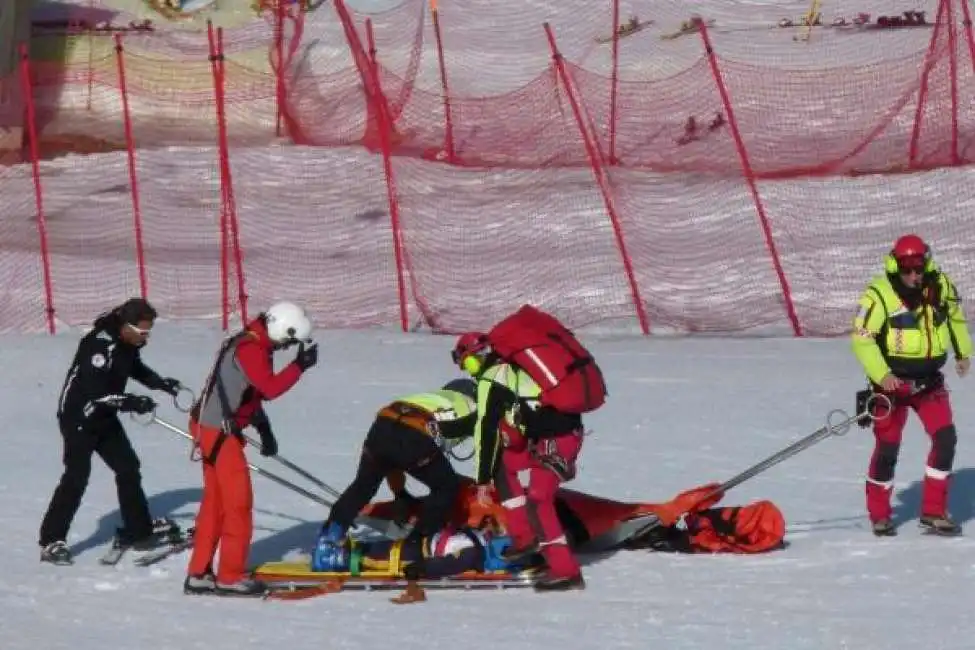 incidente piste da sci