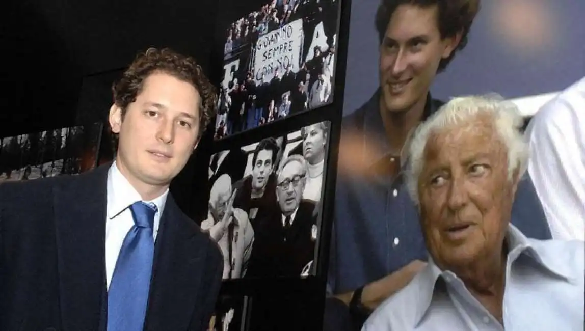 john elkann e gianni agnelli