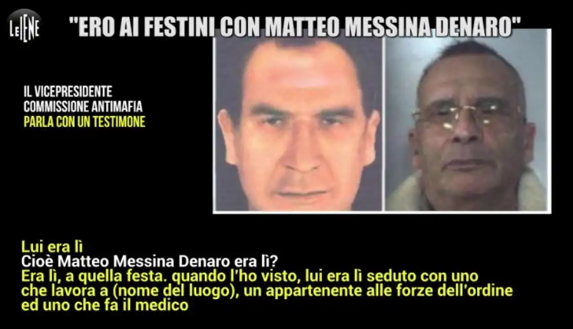 le iene e i festini hard di matteo messina denaro