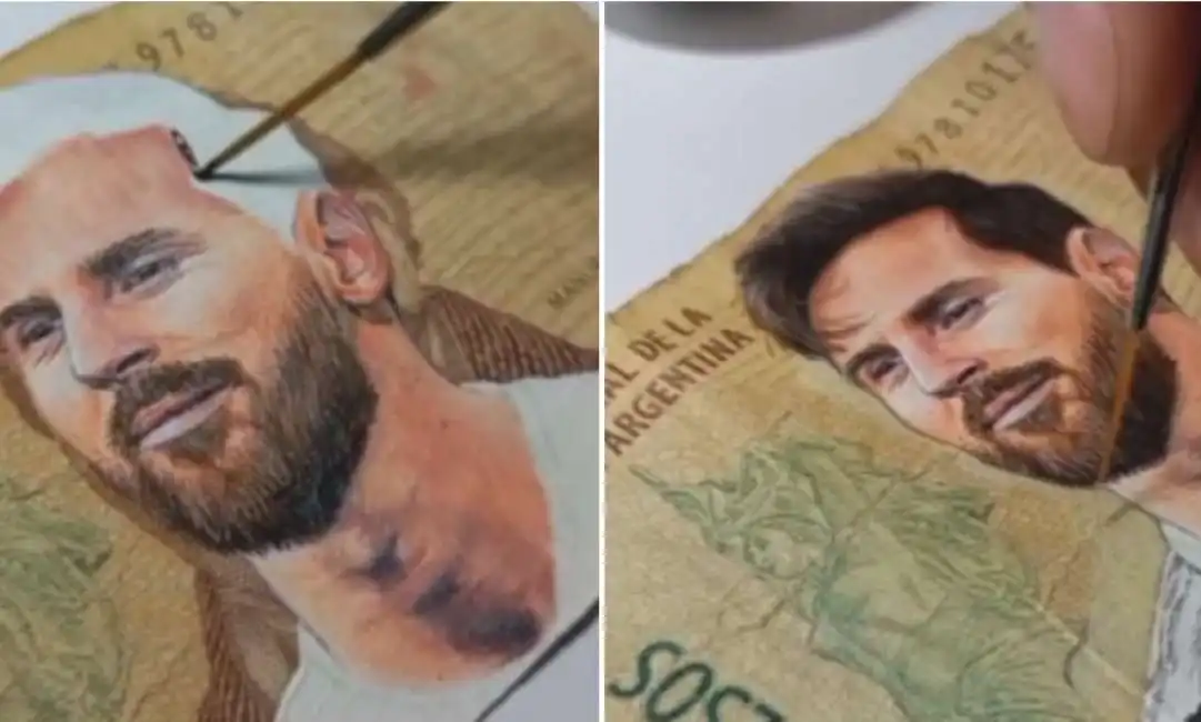 leo messi pesos baconota argentina