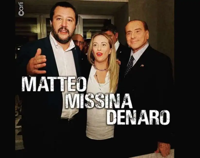 matteo messina denaro meme by carli silvio berlusconi matteo salvini giorgia meloni missina