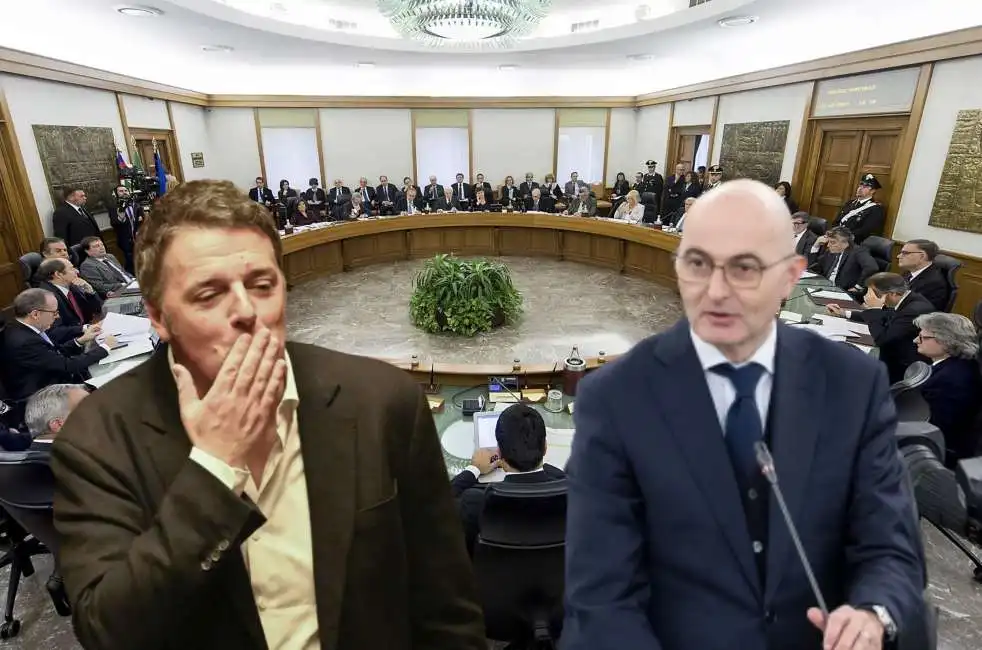 matteo renzi fabio pinelli csm consiglio superiore magistratura 