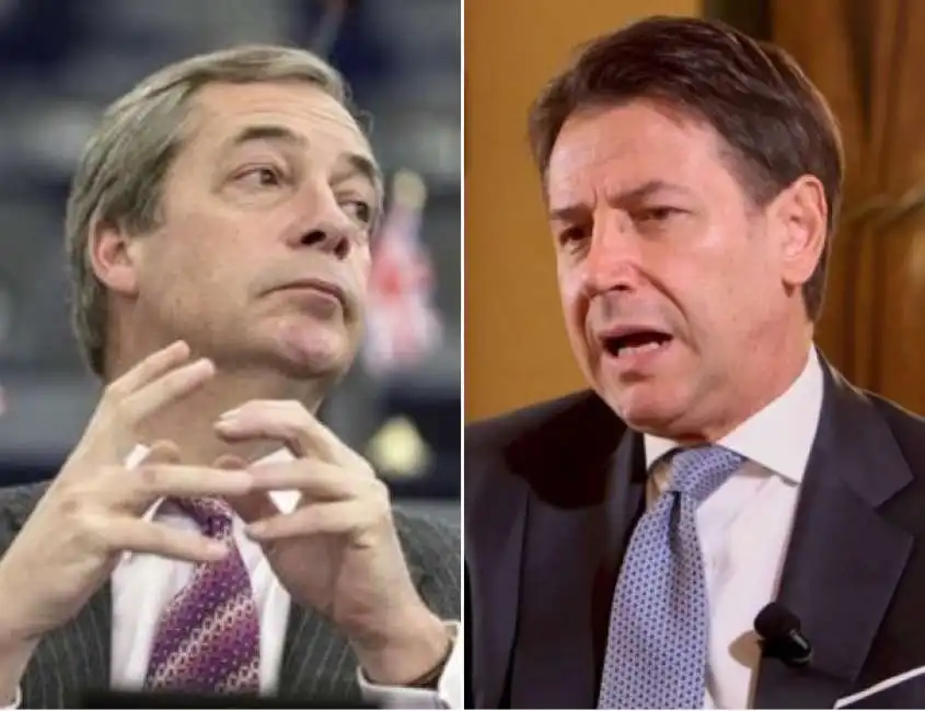 nigel farage giuseppe conte