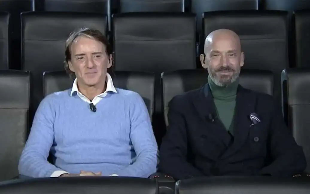 roberto mancini e gianluca vialli a che tempo che fa 