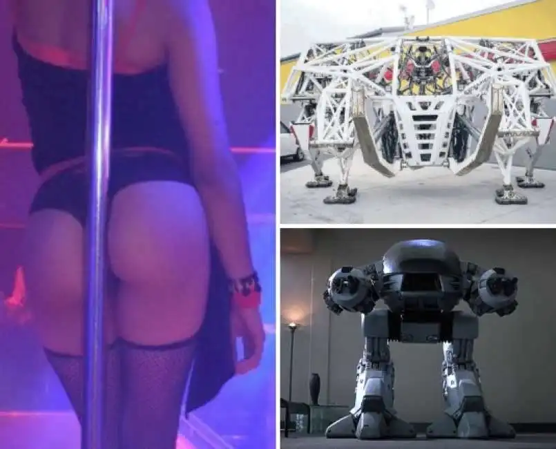 robot buttafuori strip club 