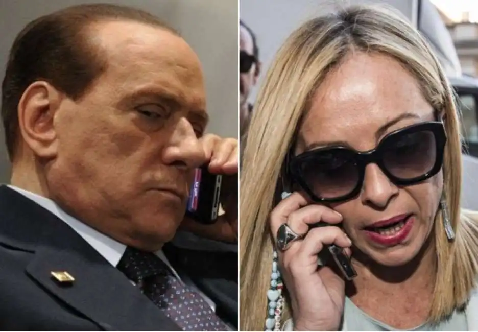 silvio berlusconi giorgia meloni