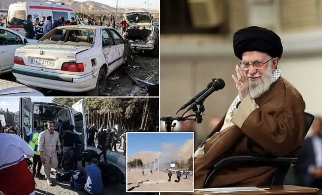 ali khamenei iran kerman esplosione esplosioni attentato attacco qassem soleimani 