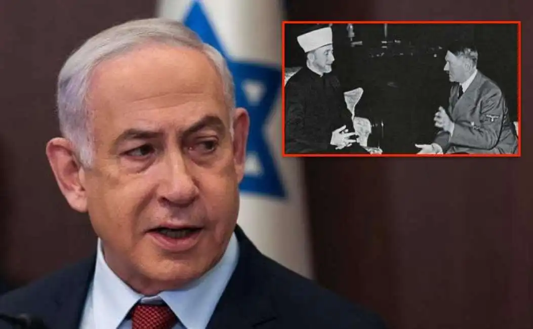 benjamin netanyahu haj amin al-husseini adolf hitler 