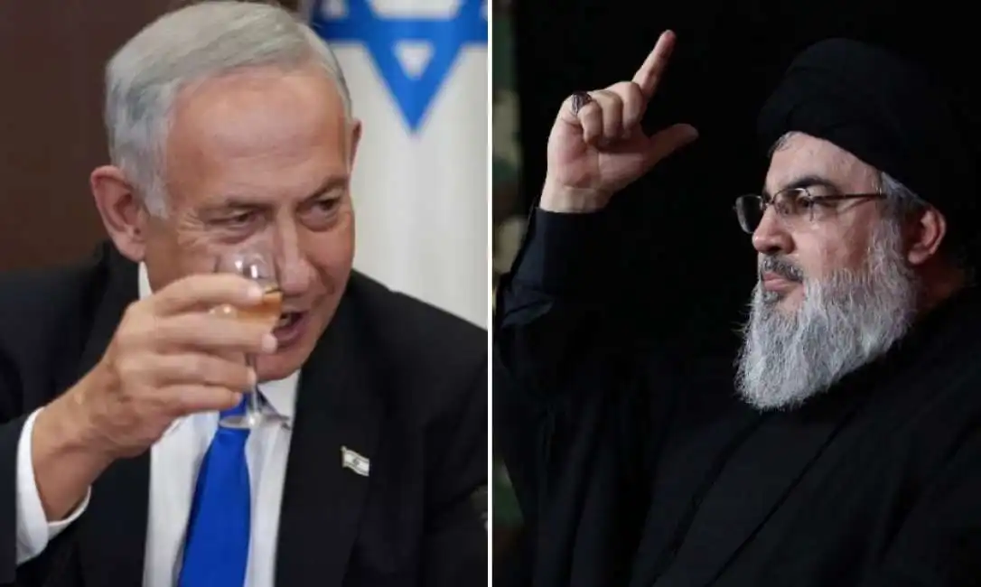 benjamin netanyahu hezbollah israele hassan nasrallah