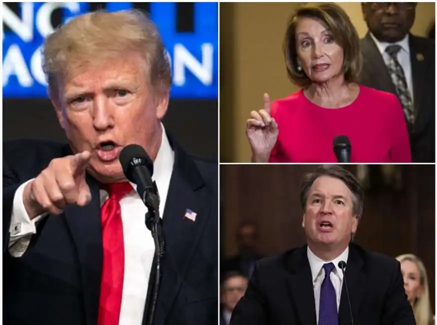 donald trump brett kavanaugh nancy pelosi