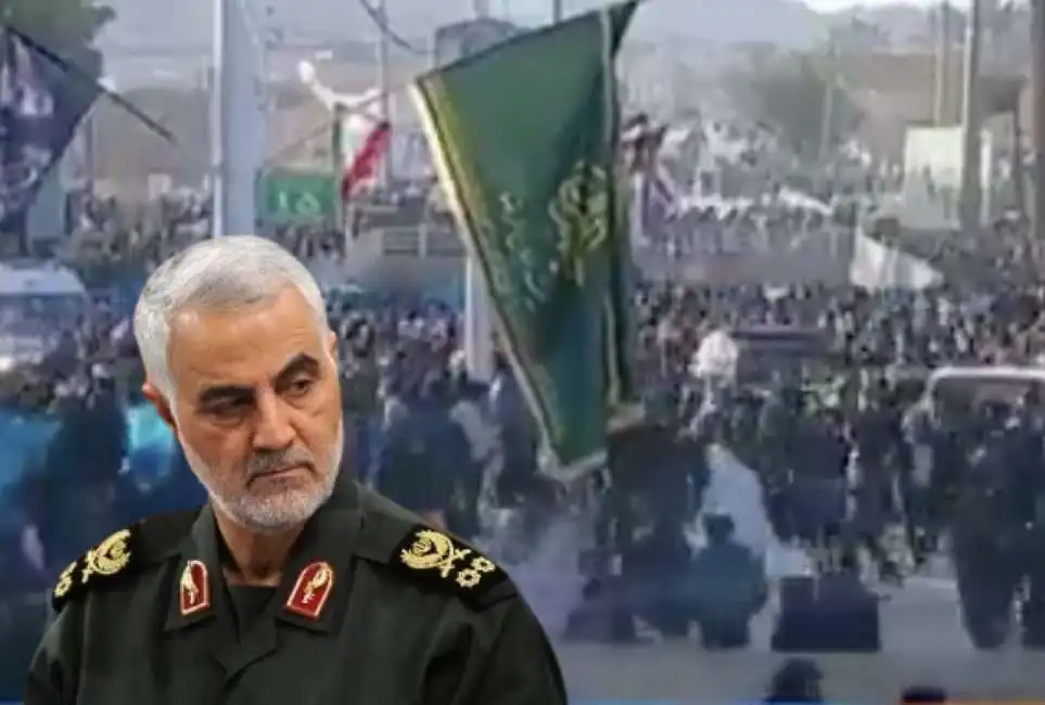 esplosione vicino alla tomba di qassem soleimani a kerman 2