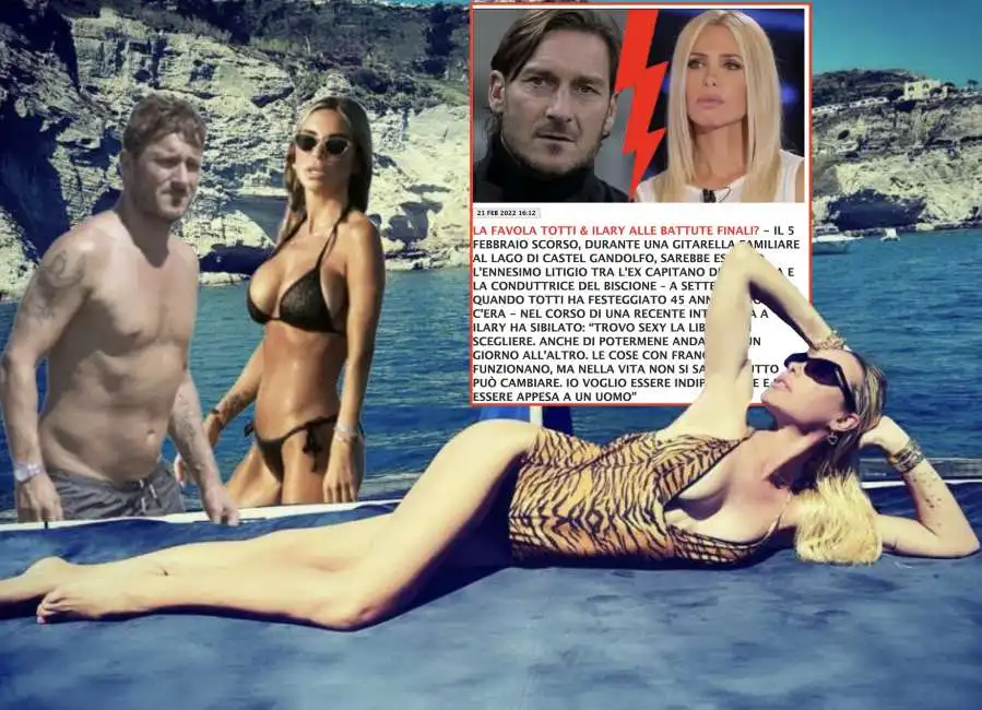 francesco totti ilary blasi noemi bocchi 