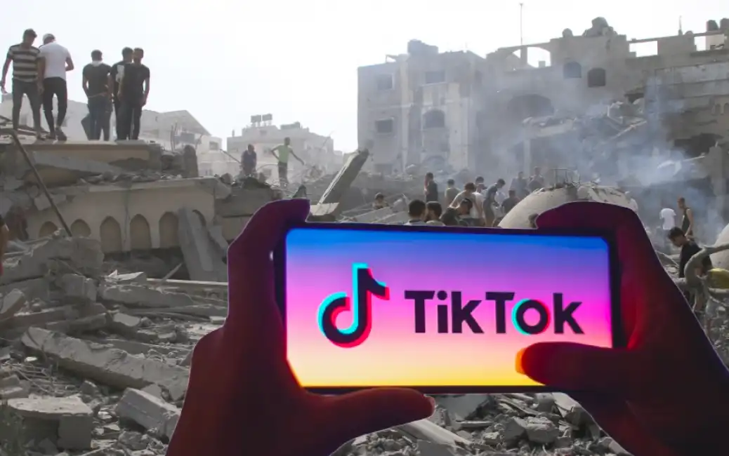 gaza medioriente tiktok