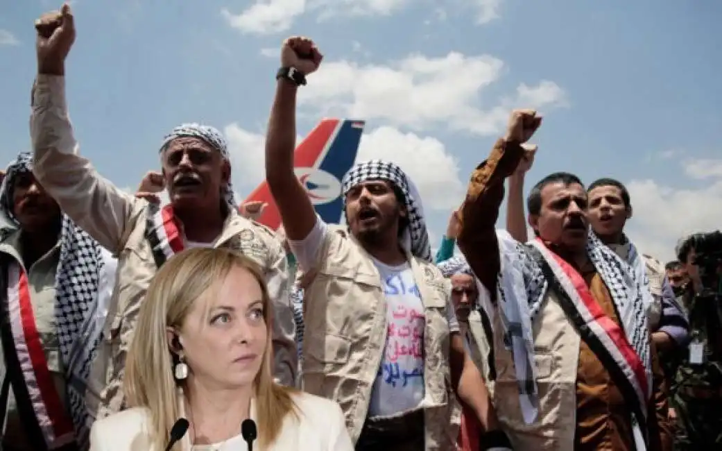 giorgia meloni houthi yemen