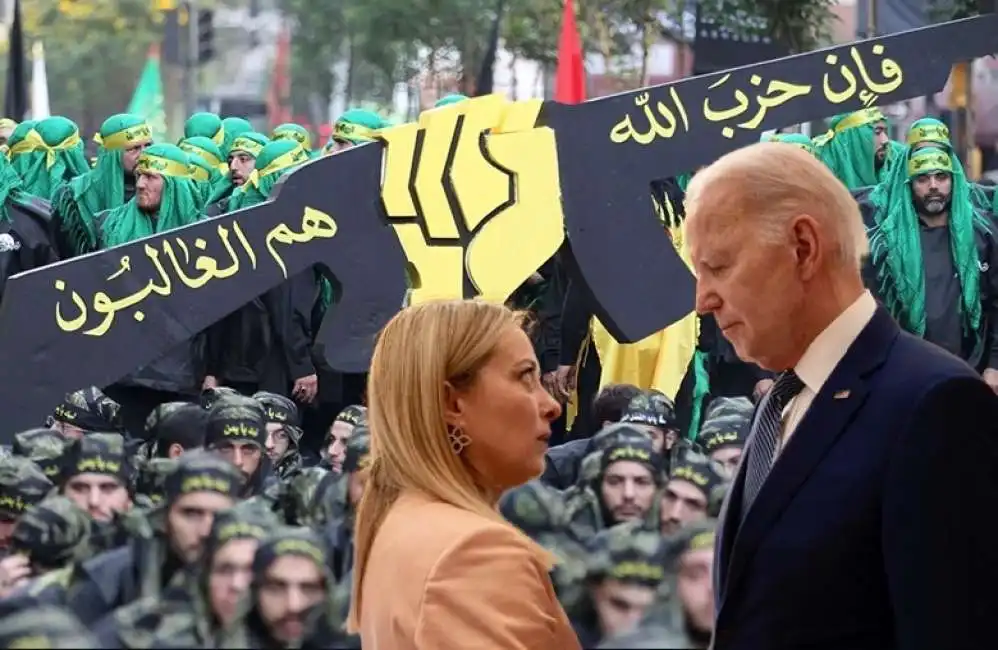 giorgia meloni joe biden hezbollah libano