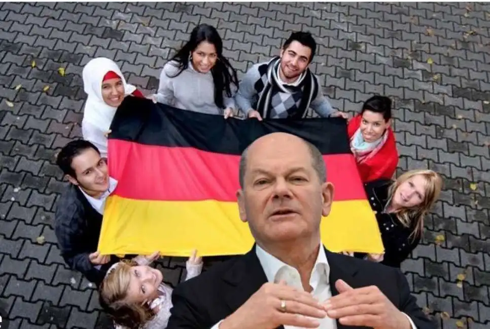 migranti profughi germania olaf scholz