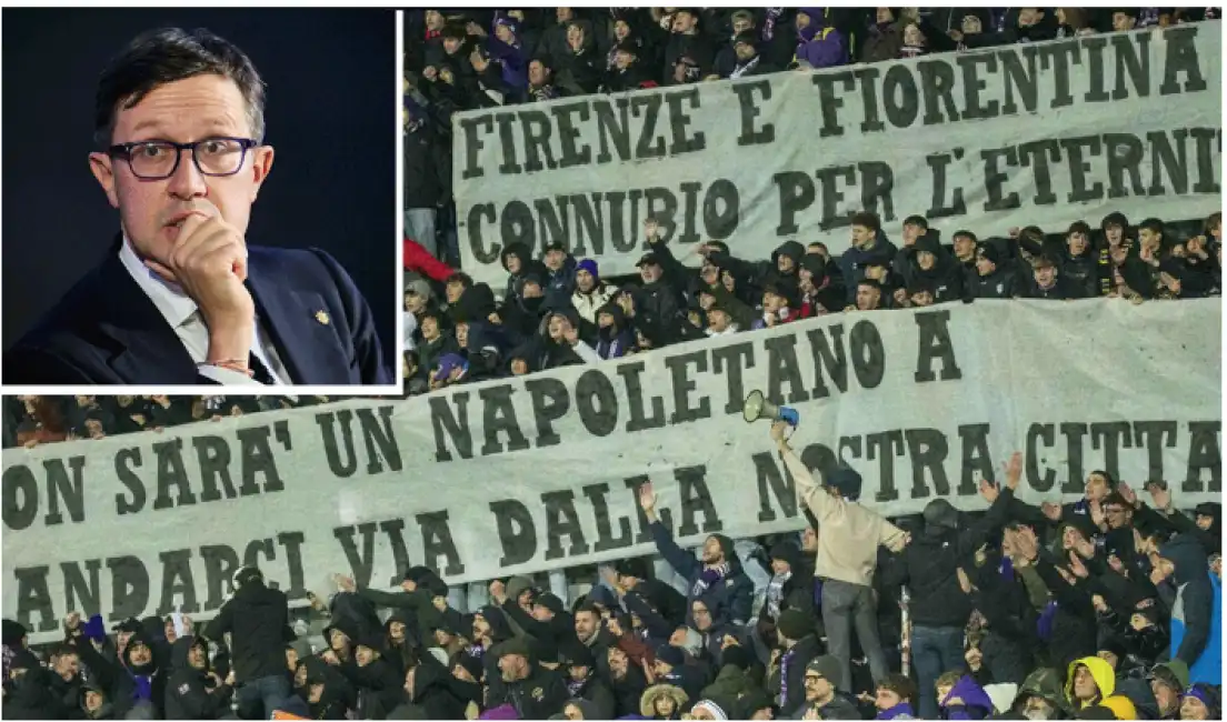 nardella striscione tifosi fiorentina