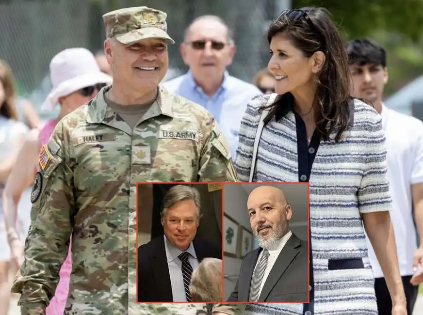 nikki haley con il marito