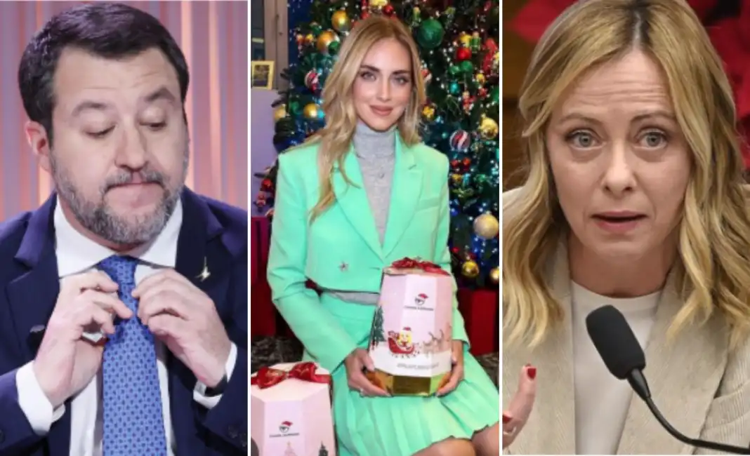 salvini meloni ferragni