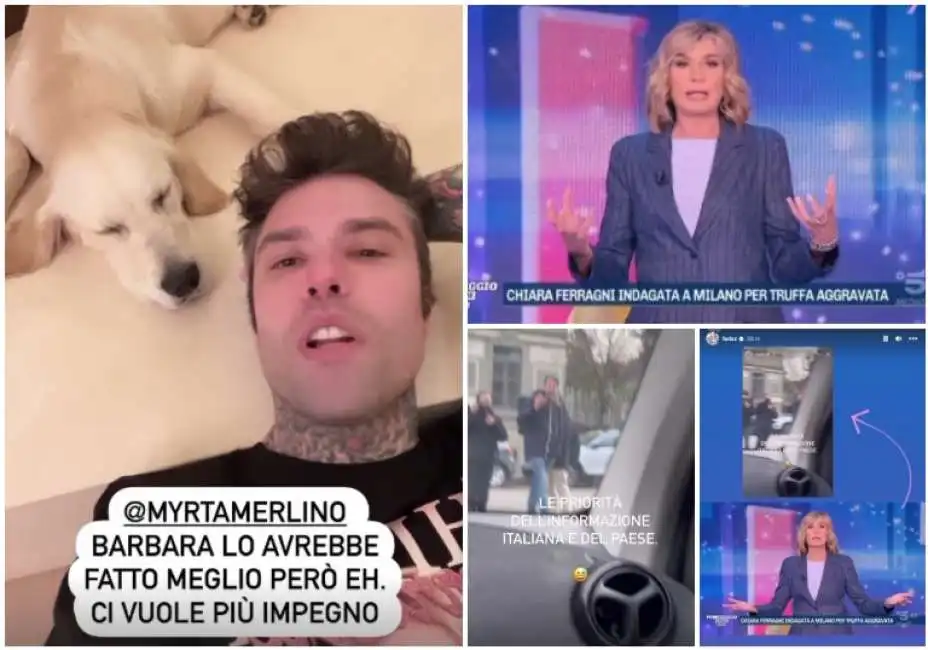 scazzo fra fedez myrta merlino