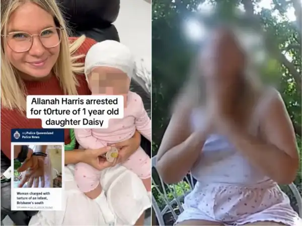 allanah harris influencer australiana avvelenava la figlia per avere donazioni 