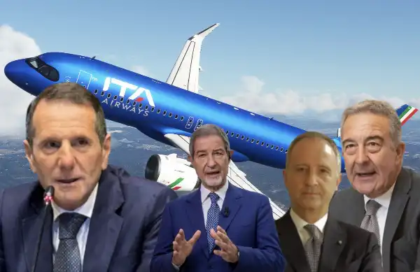 antonino turicchi sandro pappalardo armando varricchio nello musumeci ita airways 