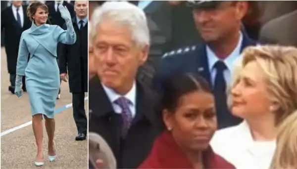 bill hillary clinton melania trump