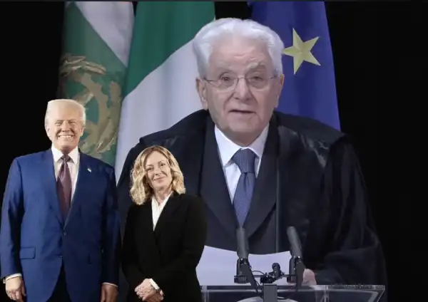 donald trump giorgia meloni sergio mattarella 