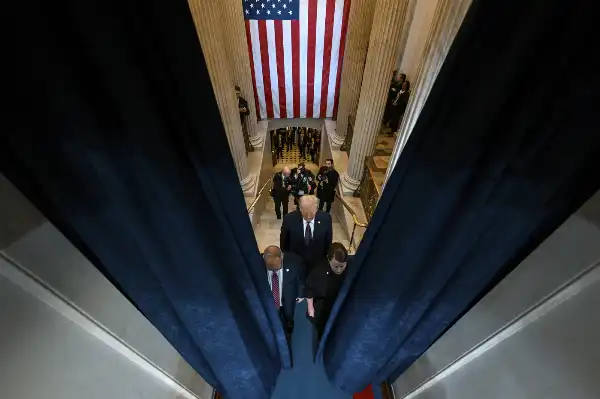 donald trump - inauguration day - foto lapresse - 