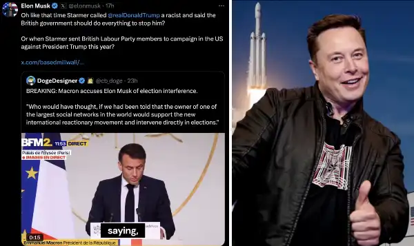 elon musk emmanuel macron 