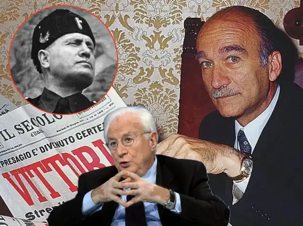 francesco cossiga giorgio almirante benito mussolini duce