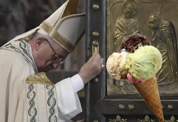 gelato giubileo papa francesco