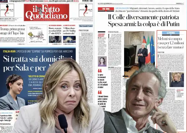 giorgia meloni marco travaglio il fatto quotidiano 