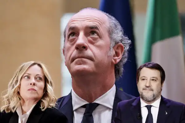 luca zaia giorgia meloni matteo salvini