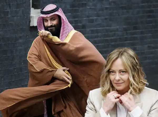 mohammed bin salman arabia saudita giorgia meloni