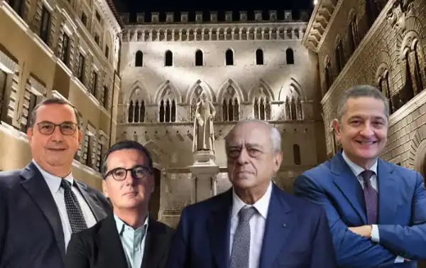 mps giuseppe castagna francesco gaetano caltagirone fabio panetta francesco milleri