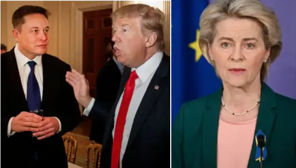 musk trump von der leyen