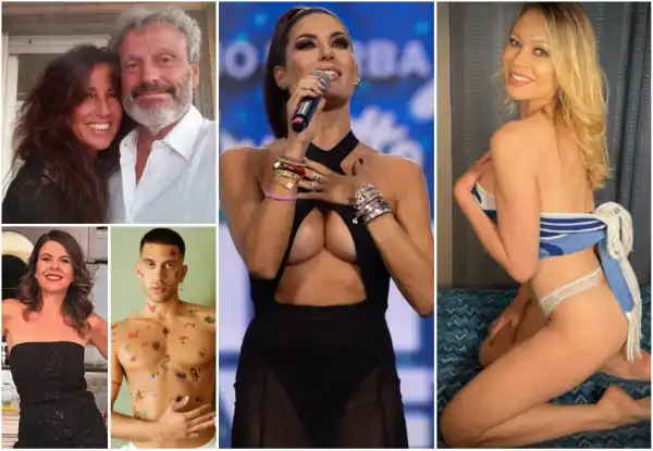 tiziana panella vittorio emanuele parsi elisabetta gregoraci anna falchi geppi cucciari mahmood 