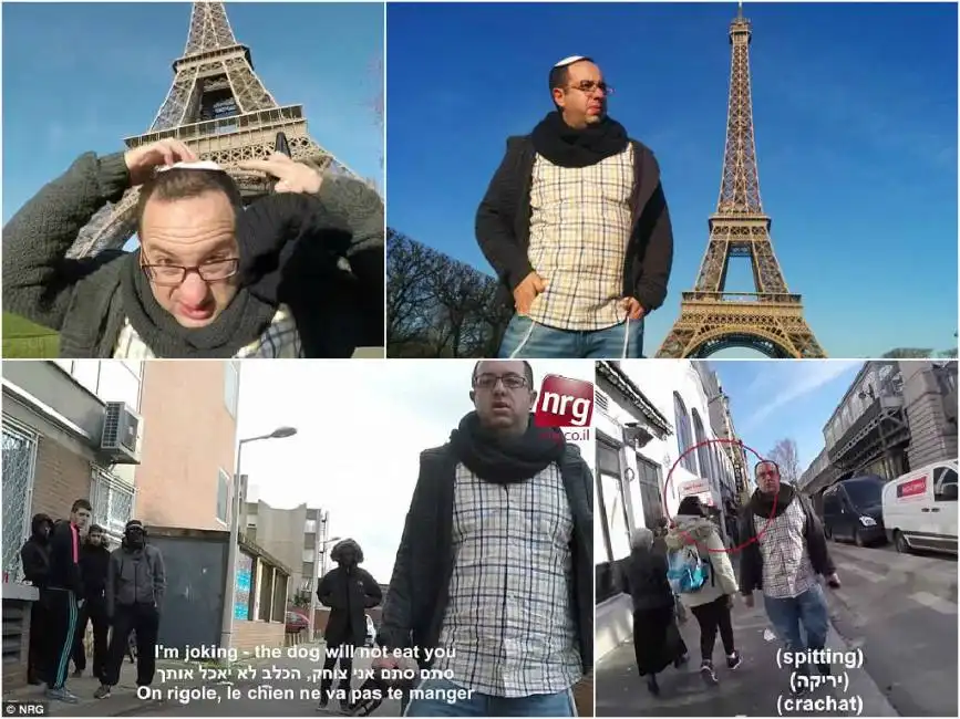 zvika klein un ebreo per le strade di parigi