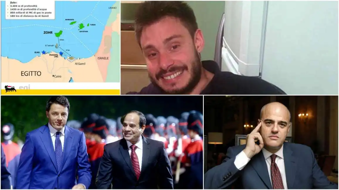 giulio regeni renzi al sisi egitto descalzi eni