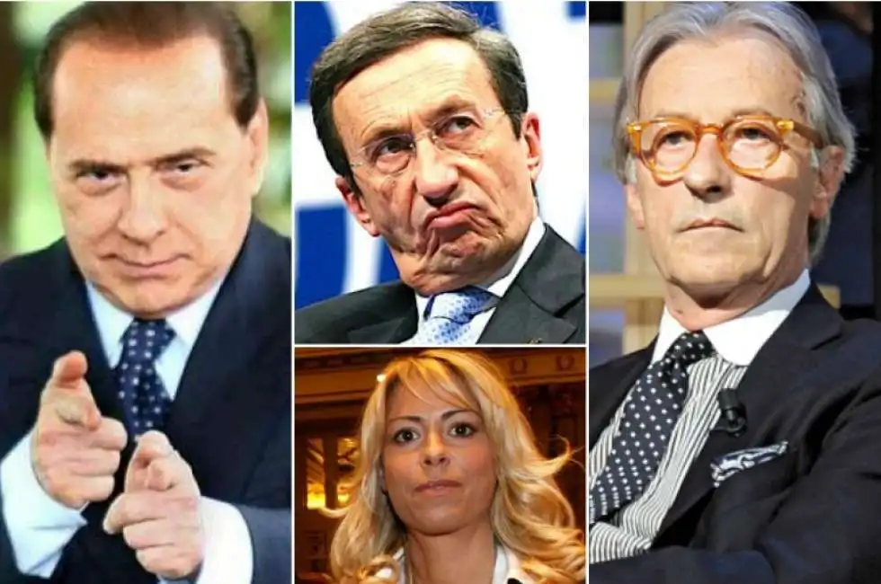 berlusconi fini tulliani feltri