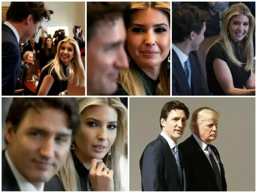 justin trudeau ivanka e donald trump