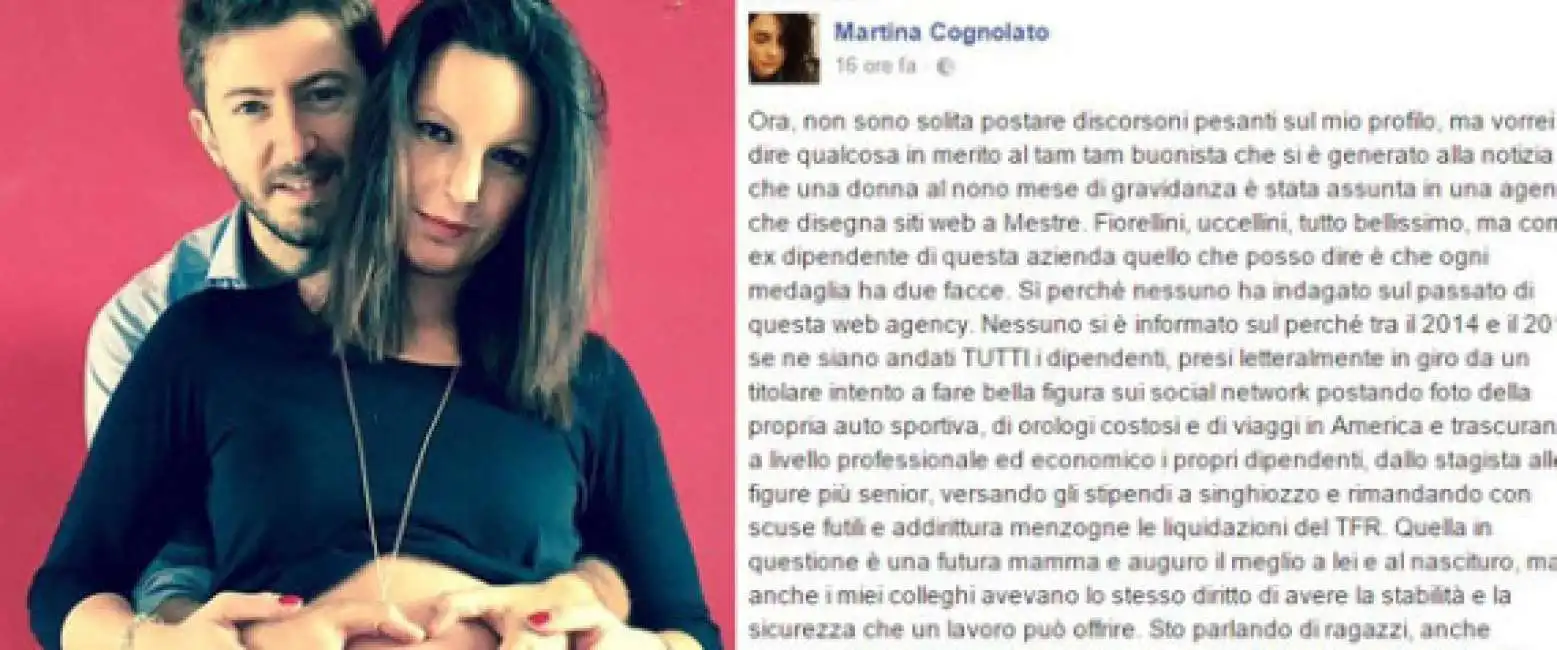 martina assunta incinta azienda